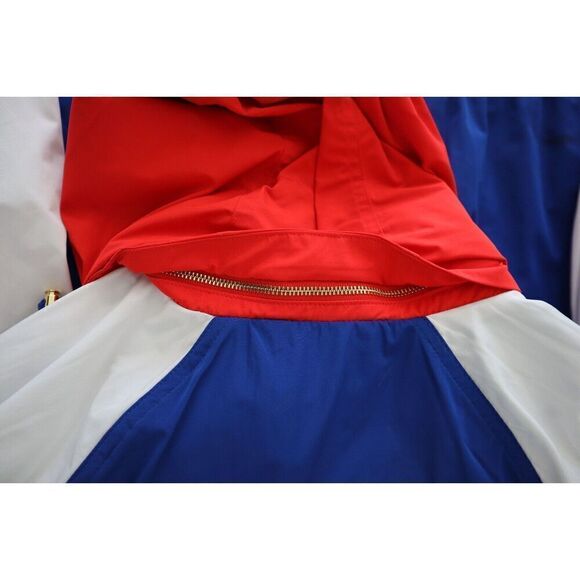 Lauren Ralph Lauren Women Sz M Blue Multi Colorblock Full Zip Hooded Jacket - Picture 8 of 12